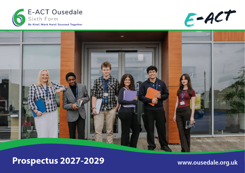 Sixth Form Prospectus Front Cover Image